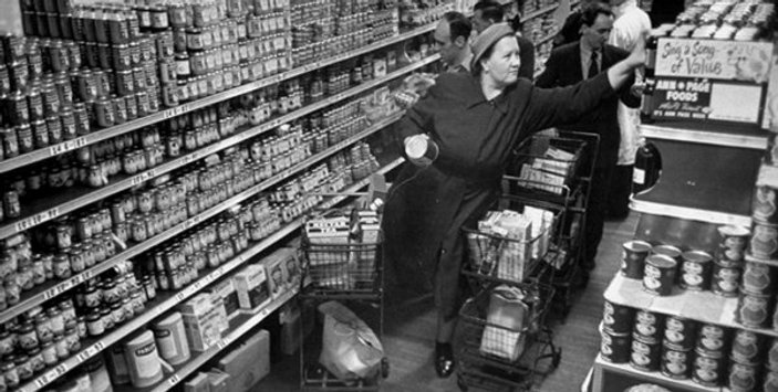 Dünyanın ilk modern süpermarketinde self servis devri