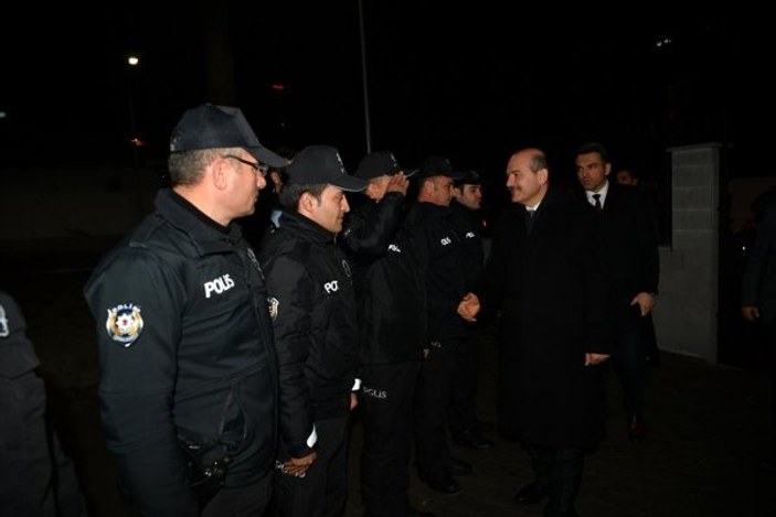Süleyman Soylu'dan polis merkezine sürpriz ziyaret