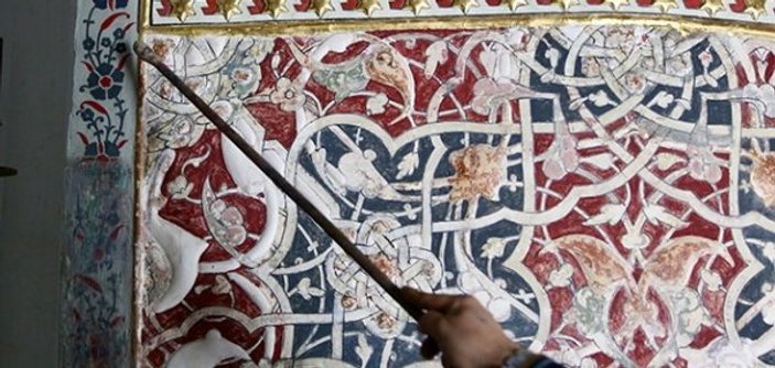 Mevlana Müzesi'nde 500 yıllık süslemeler ortaya çıkarıldı
