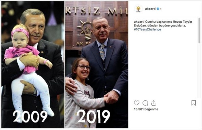 AK Parti'den Erdoğan'lı paylaşım