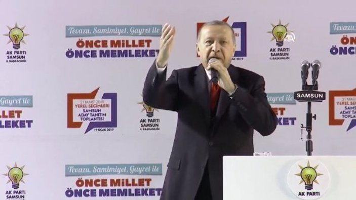 Erdoğan AK Parti Samsun adaylarını açıkladı