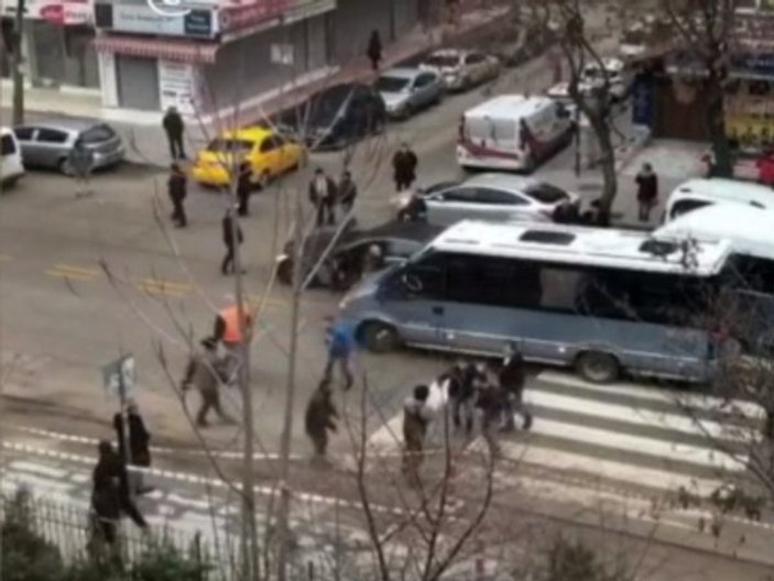Ankara'da kaza sonrası kavga