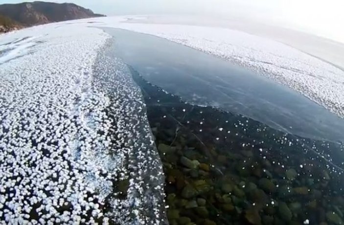 Sibirya'nın Mavi Gözü: Baykal Gölü'nden inanılmaz manzara
