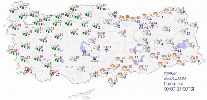 Marmara Bölgesi sağanak yağışın etkisi altına girecek