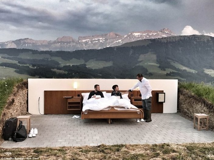 İsviçre Alpleri'nde yıldızları saymakla bitmeyen otel