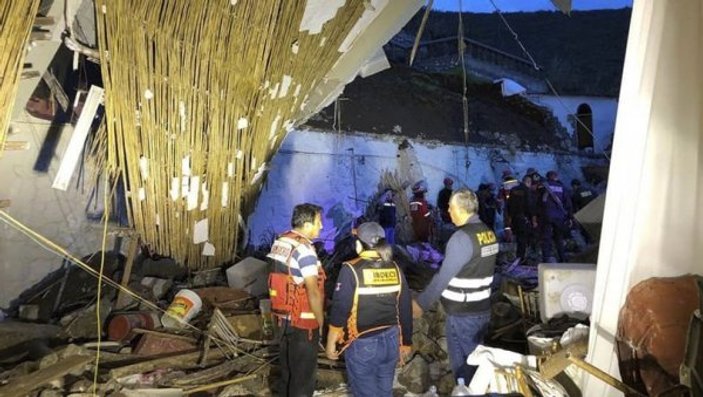 Peru’da otel duvarı çöktü: 15 ölü