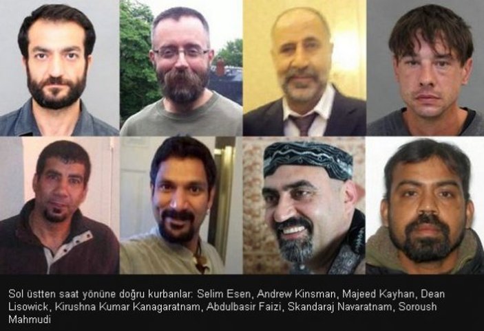Kanada'da bahçıvan, biri Türk 8 erkeği öldürdü