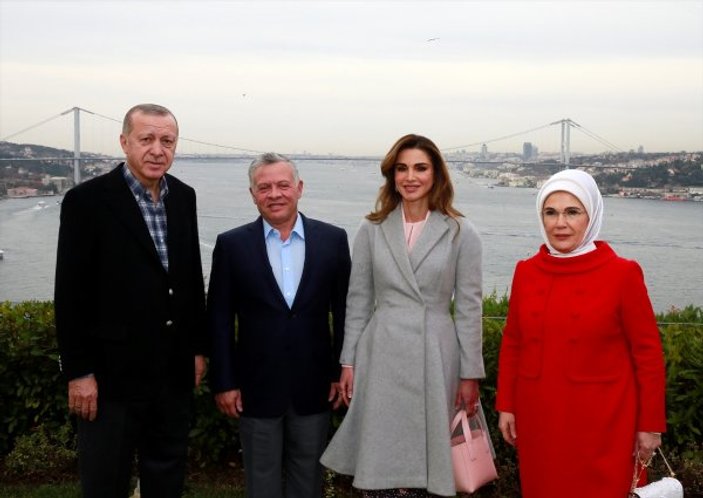 Erdoğan Ürdün Kralı II. Abdullah ile görüştü
