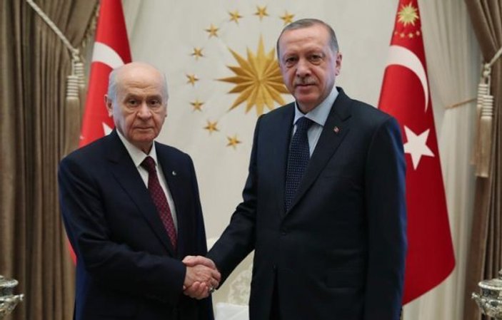 Cumhurbaşkanı Erdoğan-Devlet Bahçeli görüşmesi