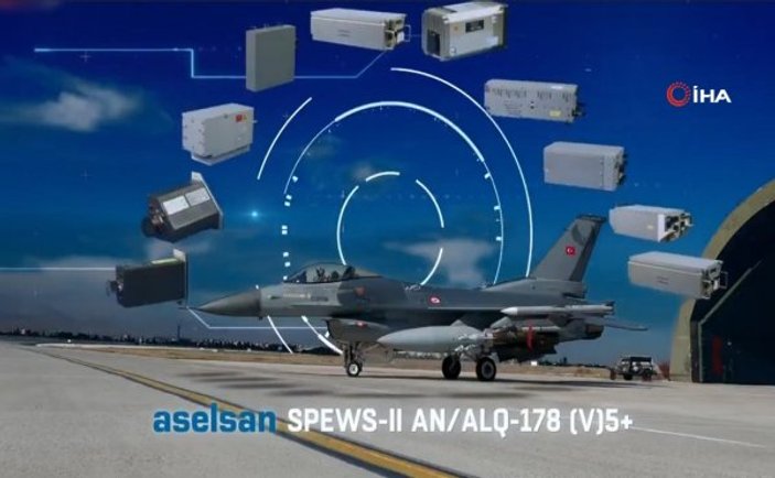 F-16 uçaklarına elektronik koruma sistemi