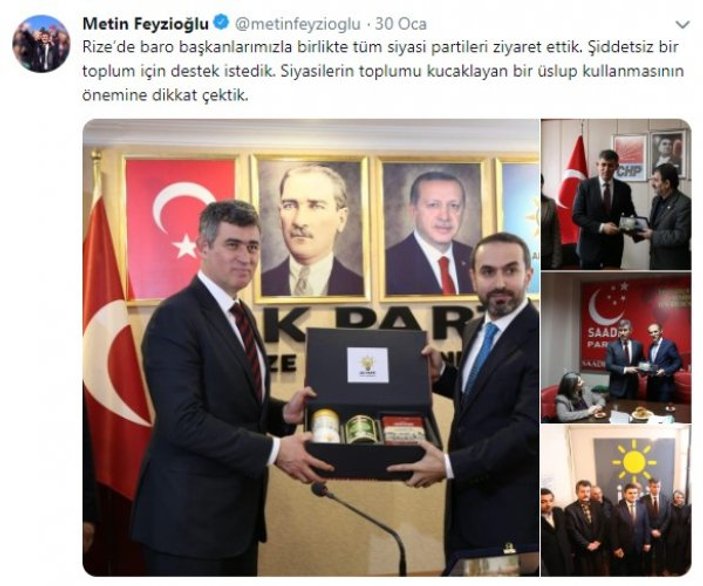 Avukatlar, Metin Feyzioğlu'nun istifa etmesini istiyor