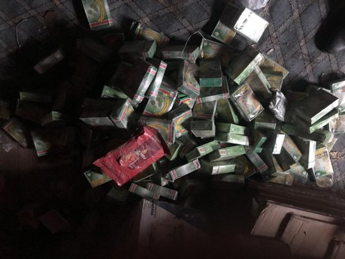 Van’da 110 kilo kaçak nargile tütünü ele geçirildi