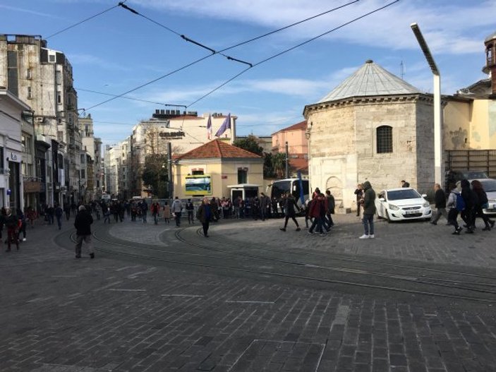 Galatasaray Meydanı'nda sıkı güvenlik önlemi