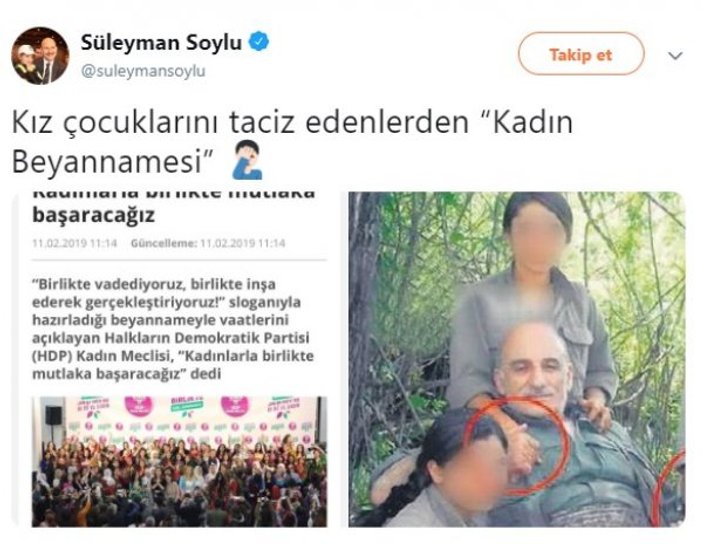 Süleyman Soylu, HDP'ye Twitter'da da göz açtırmıyor