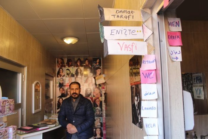 Bursa'daki kafenin tuvaleti ilgi çekiyor
