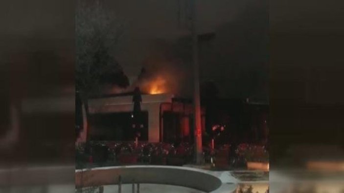 Marmara Üniversitesi'nde yangın