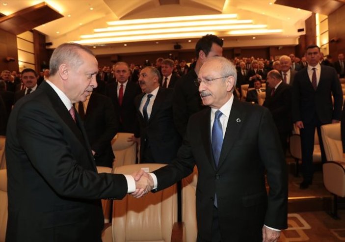 Cumhurbaşkanı Erdoğan ile Kılıçdaroğlu bir araya geldi