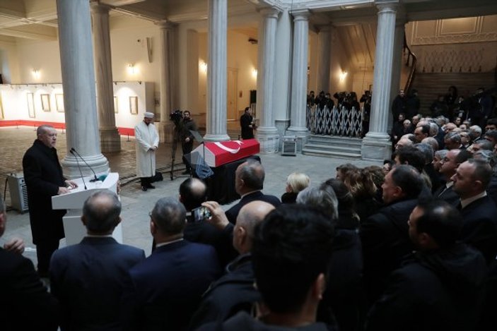 Cumhurbaşkanı Erdoğan, Kemal Karpat'ın cenaze töreninde