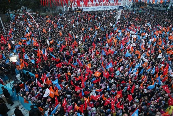 Cumhurbaşkanı Erdoğan Erzincan'da miting gerçekleştirdi