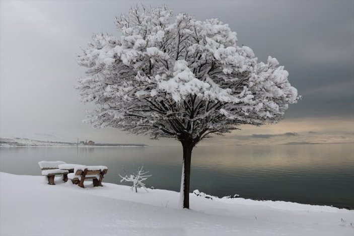 Doğu Anadolu'da kar yağışı sonrası muhteşem görüntüler