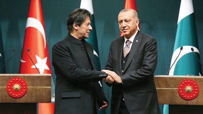 Cumhurbaşkanı Erdoğan, Pakistan lideri ile görüştü