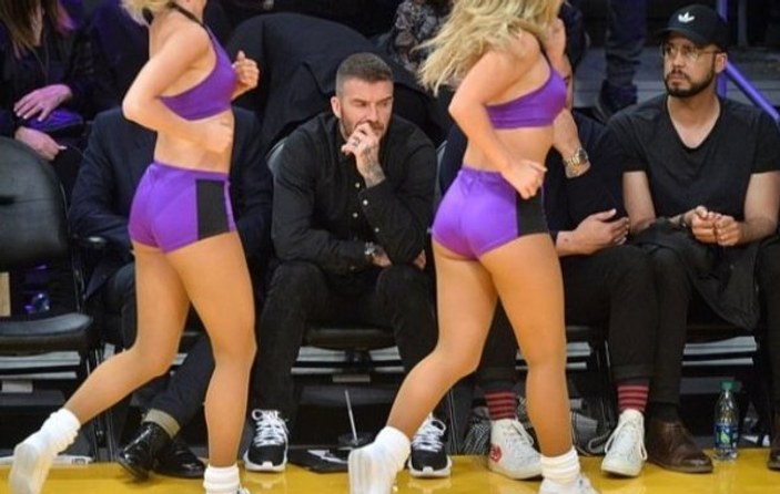 David Beckham, gözünü amigo kızlardan alamadı