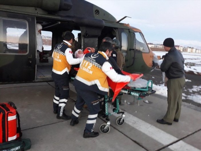 Askeri helikopter Bingöl’de Aziz Dede için havalandı