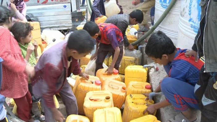 Yemenliler susuz kaldı, salgın hastalıklar baş gösterdi