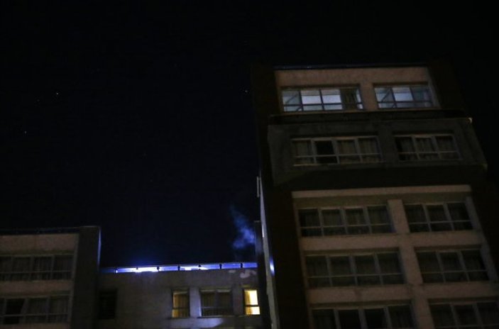 Bağcılar’da 16 katlı otelde yangın