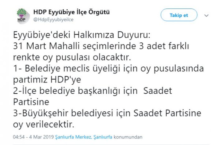 HDP ile Saadet Partisi'nin ittifakı deşifre oldu
