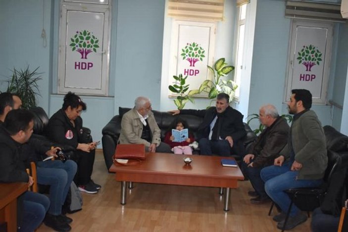 CHP'li Taş, HDP'lilerle bir araya geldi