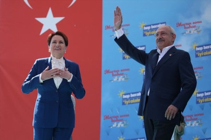 Meral Akşener ile Kemal Kılıçdaroğlu ortak miting yaptı