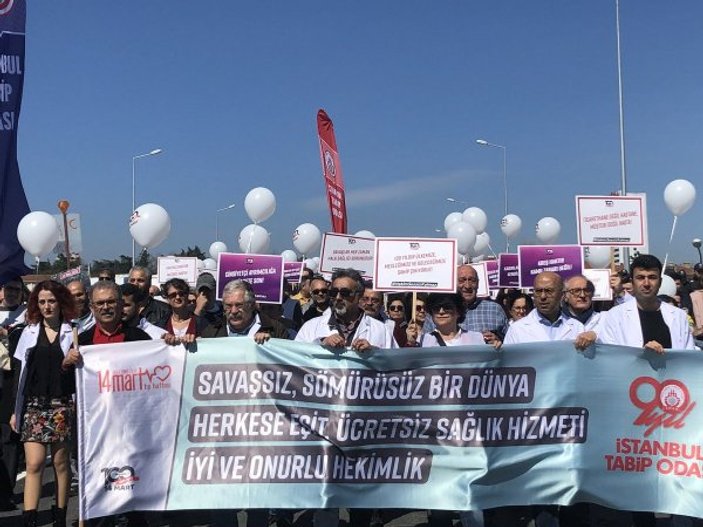 Türk Tabipleri Birliği seçim yürüyüşü yaptı