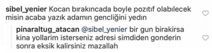 Pınar Altuğ, takipçinin yorumuna sinirlendi