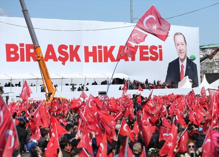 Cumhur İttifakı'nın İstanbul mitingine vatandaşlar akın etti
