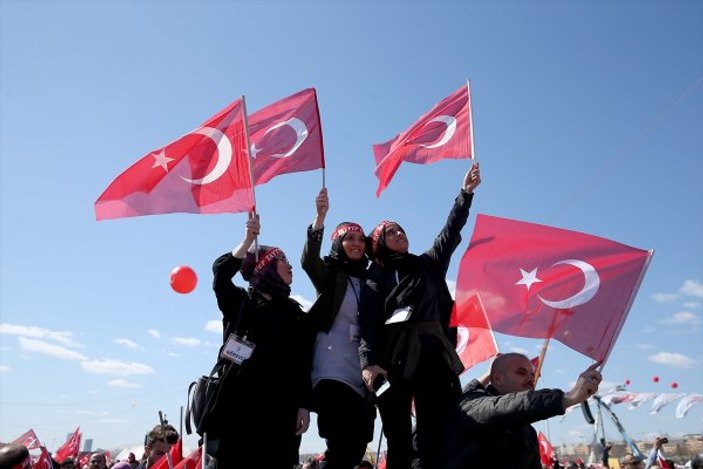 Cumhur İttifakı'nın İstanbul mitingine vatandaşlar akın etti