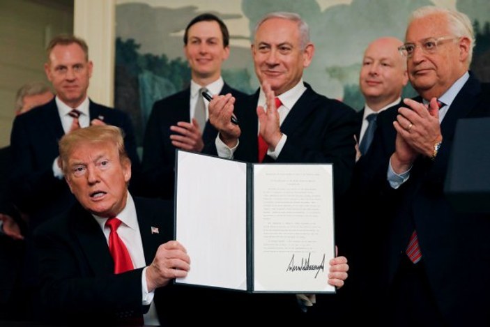 ABD-İsrail ilişkileri Trump ile zirve yaptı