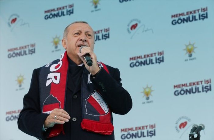 Cumhurbaşkanı Erdoğan: Sandığa gidip milli iradeye sahip çıkın