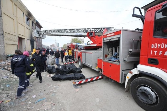 Ankara'da yangın: 5 ölü