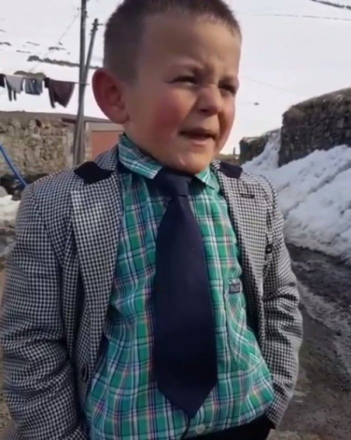 5 yaşındaki muhtar adayından ikinci video