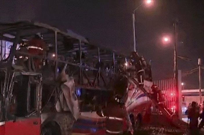 Peru’da çift katlı otobüste yangın: 20 ölü