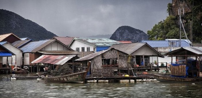 Tayland'ın yüzen köyü bu kış turiste doydu: Ko Panyi