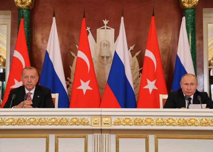 Cumhurbaşkanı Erdoğan ve Putin'den ortak açıklama