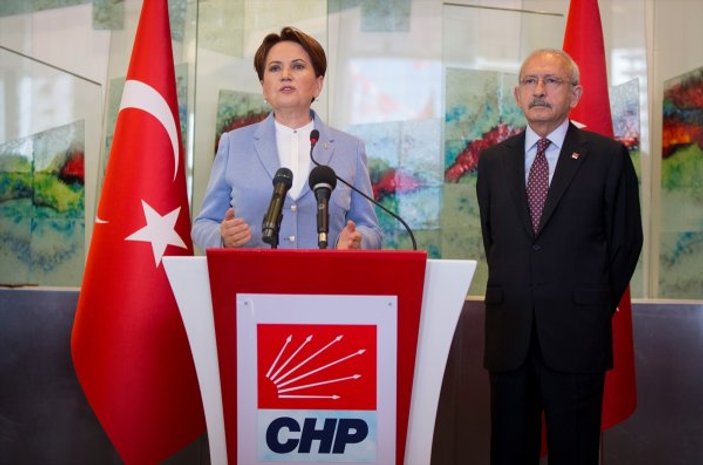 Kılıçdaroğlu ile Akşener ortak basın toplantısı düzenledi