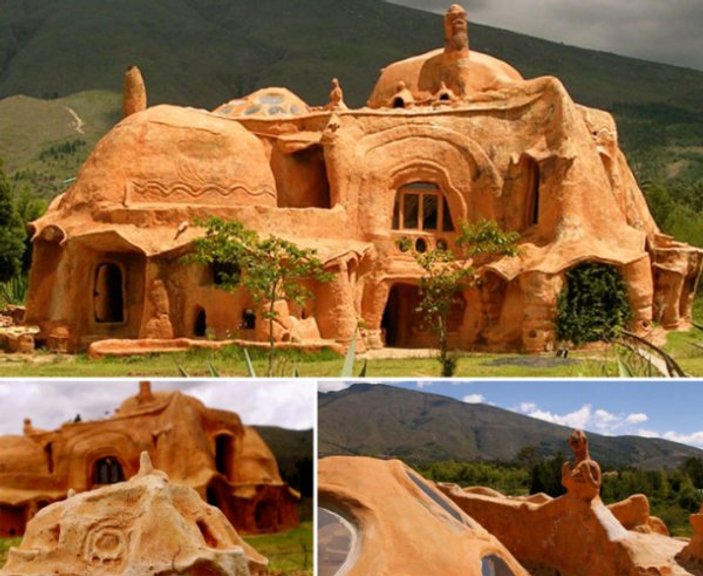 Bu yapıda biri yaşıyor: Çömlek ev Terracotta