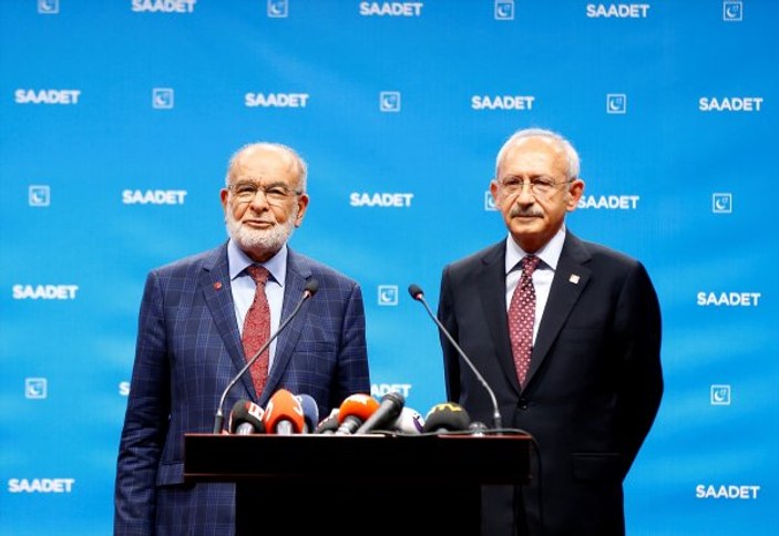 Karamollaoğlu ve Kılıçdaroğlu'ndan basın açıklaması