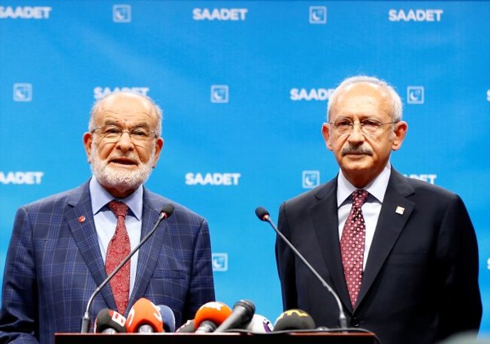 Karamollaoğlu ve Kılıçdaroğlu'ndan basın açıklaması