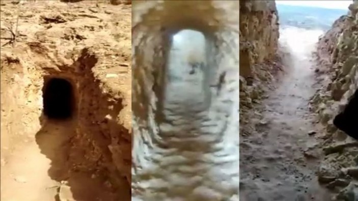 YPG/PKK Suriye'nin kuzeyinde tünel kazıyor