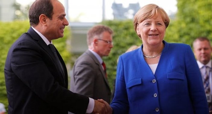 Sisi ile Merkel görüşme gerçekleştirdi