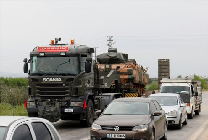 TSK, Suriye sınırına araç ve komando gönderdi
